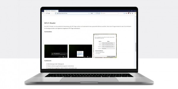 NFC21 Reader für Windows – NFC-Tags auslesen und nutzen